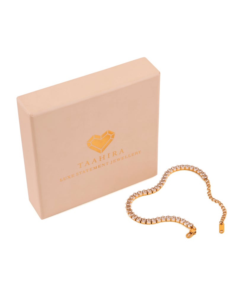 TAAHIRA Isla Marquise Cut Tennis Bracelet - Image 3